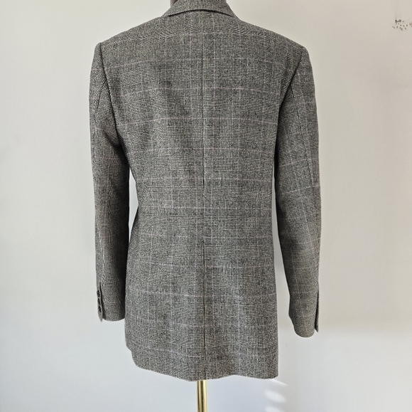 AQUASCUTUM LONDON British Luxury 100% Wool Grey Women's Blazer. Size 10 - Picture 7 of 15